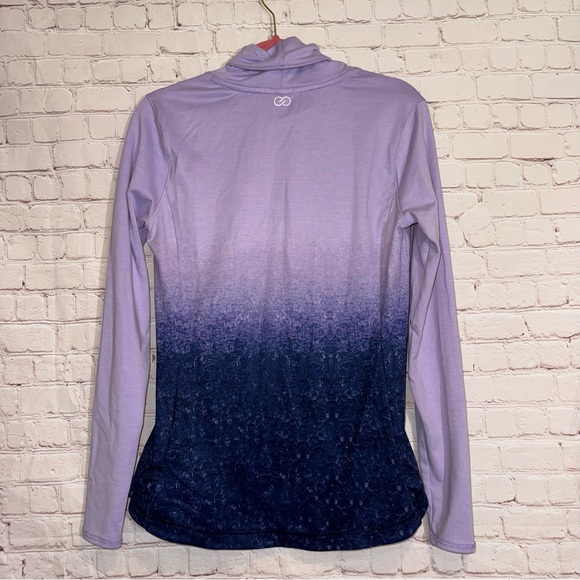 CALIA Oasis Ombre Mock Neck Long Sleeve Top, Size M - Picture 9 of 9